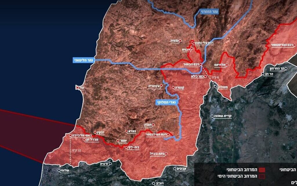 ההיערכות של צה״ל בדרום לבנון נכון ל-18 ביוני 2026 ההיערכות של צה״ל בדרום לבנון נכון ל-18 ביוני 2026