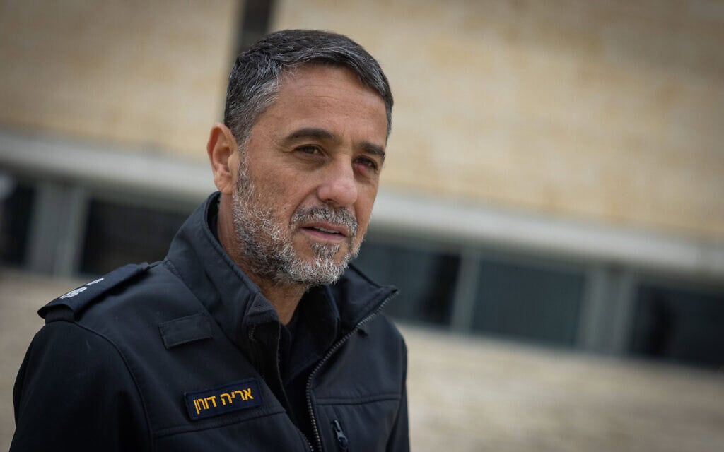 דובר משטרת ישראל אריה דורון (צילום: חיים גולדברג/פלאש90)