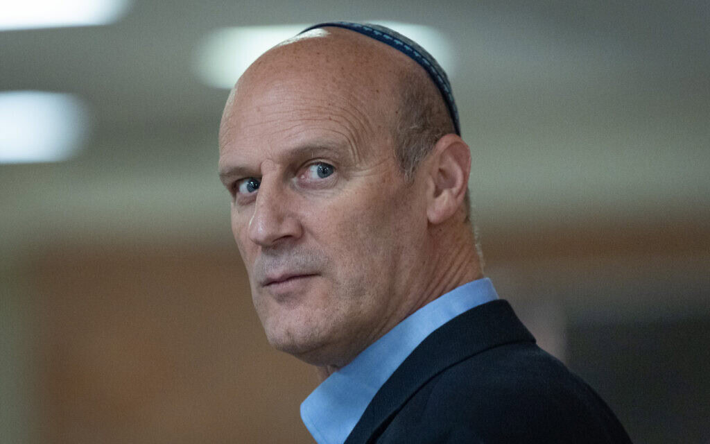 מיכאל ראבילו במשכן הכנסת בירושלים, 3 ביוני 2026 (צילום: יונתן זינדל/פלאש90)