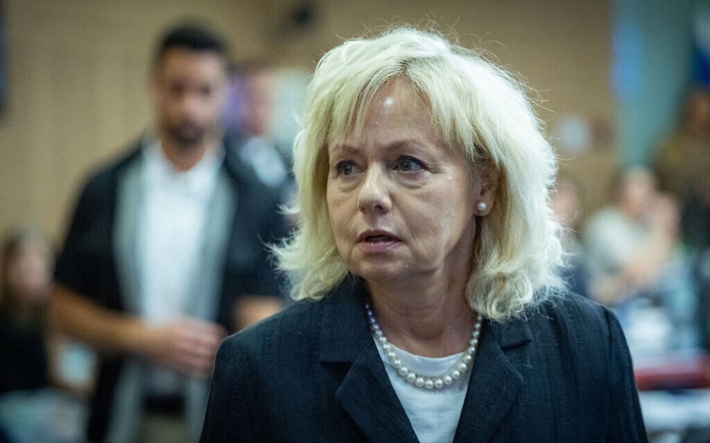 Israeli attorney general Gali Baharav Miara attends a House committee meeting at the Knesset, the Israeli Parliament in Jerusalem on, June 9, 2026. Photo by Yonatan Sindel/Flash90 *** Local Caption ***
כנסת
ועדת
הכנסת
דיון
גלי בהרב מיארה Israeli attorney general Gali Baharav Miara attends a House committee meeting at the Knesset, the Israeli Parliament in Jerusalem on, June 9, 2026. Photo by Yonatan Sindel/Flash90 *** Local Caption ***
כנסת
ועדת
הכנסת
דיון
גלי בהרב מיארה