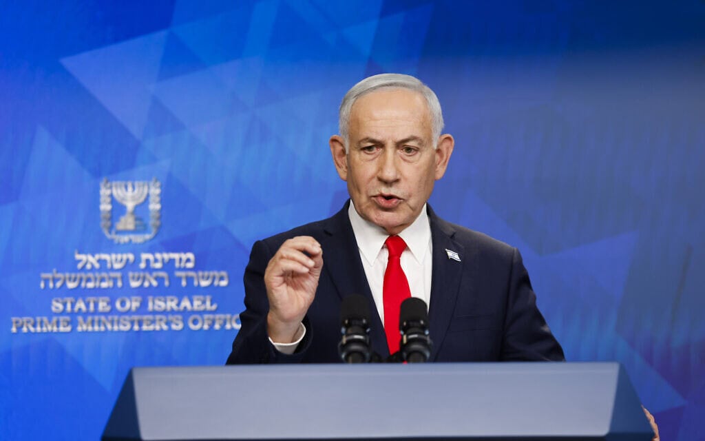 ראש הממשלה בנימין נתניהו במשרד ראש הממשלה בירושלים, 15 ביוני 2026 (צילום: אוליבייה פיטוסי [פול מתוך פלאש90])