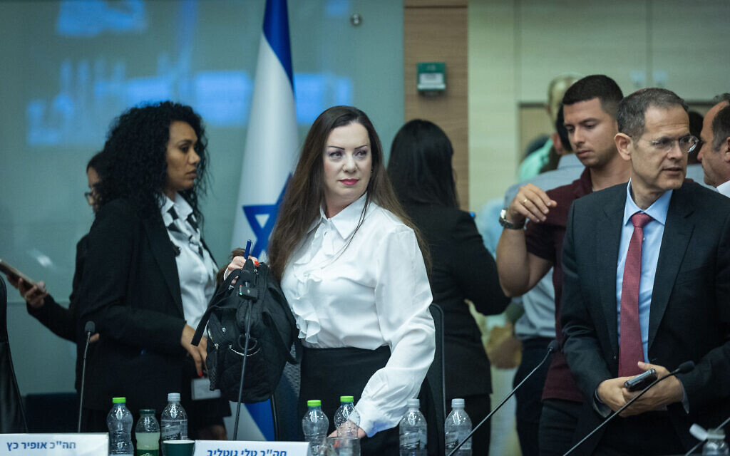 ח"כ טלי גוטליב משתתפת בישיבת ועדת הכנסת, 15 ביוני 2026 (צילום: יונתן זינדל/פלאש90) ח"כ טלי גוטליב משתתפת בישיבת ועדת הכנסת, 15 ביוני 2026 (צילום: יונתן זינדל/פלאש90)