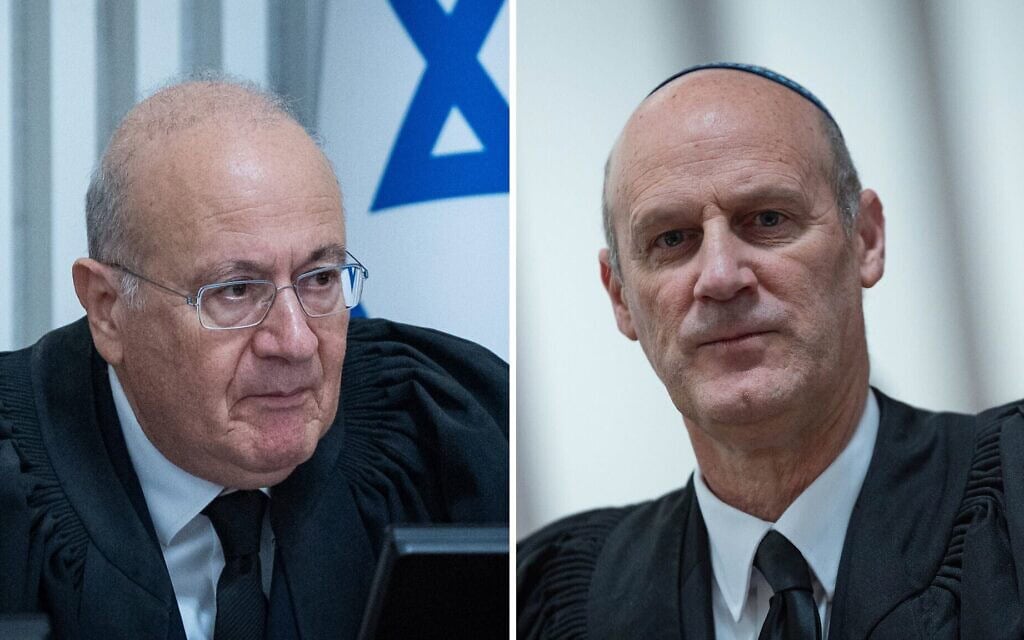 שופט בית המשפט העליון בדימוס יוסף אלרון ועורך הדין מיכאל ראבילו (צילום: יונתן זינדל/פלאש90) שופט בית המשפט העליון בדימוס יוסף אלרון ועורך הדין מיכאל ראבילו (צילום: יונתן זינדל/פלאש90)