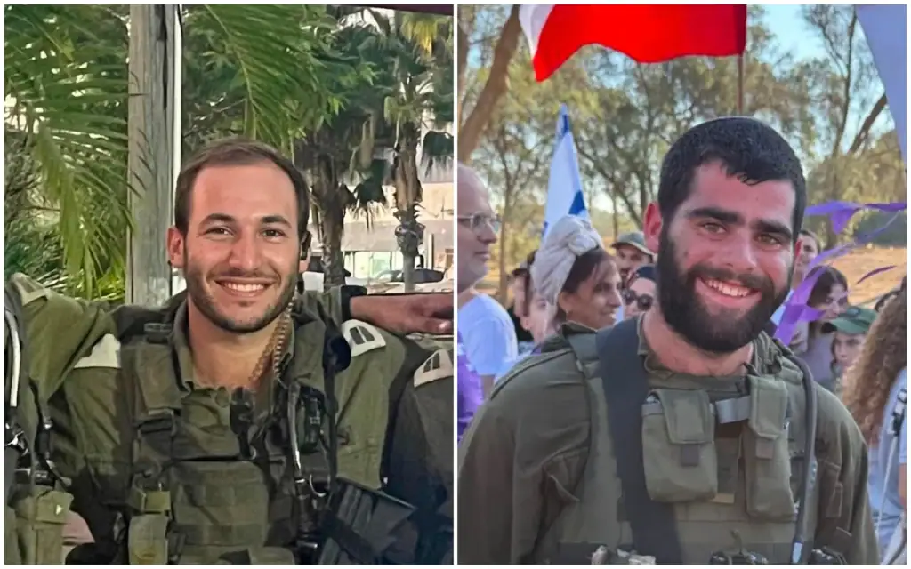 סמל אהד יערי וסרן שחר גמלא