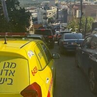 רכב מד״א מגיע לזירת רצח במע'אר. 6 ביוני 2026 (צילום: מד״א) רכב מד״א מגיע לזירת רצח במע'אר. 6 ביוני 2026 (צילום: מד״א)