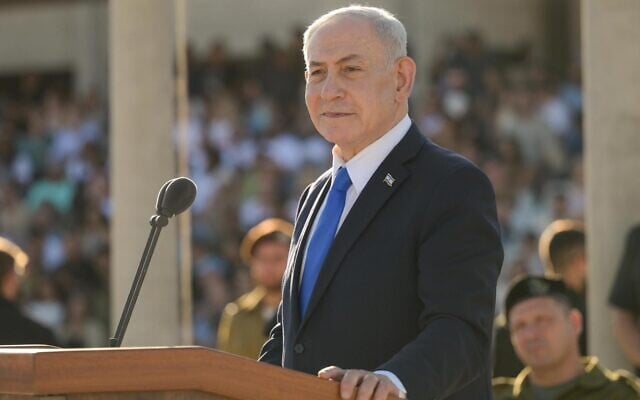 ראש הממשלה בנימין נתניהו בטקס סיום קורס קצינים בבית הספר לקצינים שבנגב, 25 ביוני 2026 (צילום: מעיין טואף / לע"מ) ראש הממשלה בנימין נתניהו בטקס סיום קורס קצינים בבית הספר לקצינים שבנגב, 25 ביוני 2026 (צילום: מעיין טואף / לע"מ)