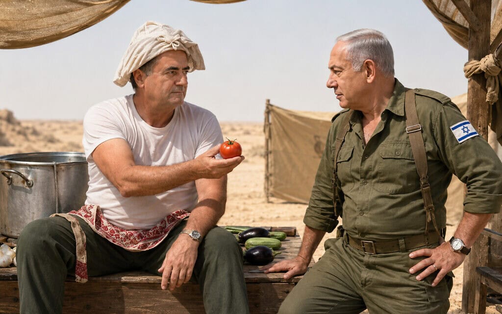 ראש הממשלה בנימין נתניהו ושר הביטחון ישראל כ"ץ בגבעת חלפון (צילום: יצירת AI) ראש הממשלה בנימין נתניהו ושר הביטחון ישראל כ"ץ בגבעת חלפון (צילום: יצירת AI)