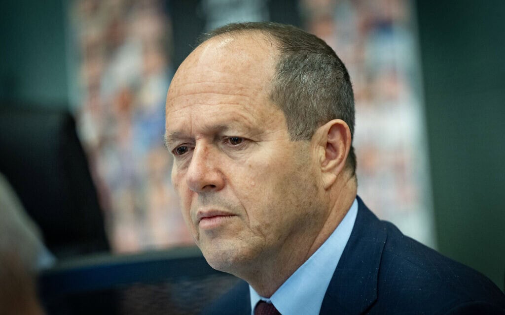 שר הכלכלה והתעשייה ניר ברקת בישיבה של ועדת הכלכלה בכנסת בירושלים, 11 במרץ 2024 (צילום: יונתן זינדל/פלאש90)