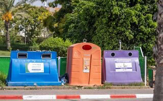 פחי מיחזור, אילוסטרציה, 2025 (צילום: יוסי אלוני/פלאש90) פחי מיחזור, אילוסטרציה, 2025 (צילום: יוסי אלוני/פלאש90)