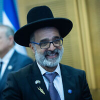 אברהם זרביב במשכן הכנסת בירושלים, 20 באפריל 2026 (צילום: יונתן זינדל/פלאש90) אברהם זרביב במשכן הכנסת בירושלים, 20 באפריל 2026 (צילום: יונתן זינדל/פלאש90)
