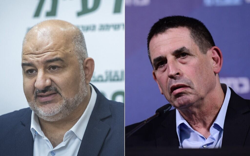 ח"כ יואב סגלוביץ ויו"ר מפלגת רע"ם, ח"כ מנסור עבאס (צילום: חיים גולדברג, תומר נויברג/פלאש90) ח"כ יואב סגלוביץ ויו"ר מפלגת רע"ם, ח"כ מנסור עבאס (צילום: חיים גולדברג, תומר נויברג/פלאש90)
