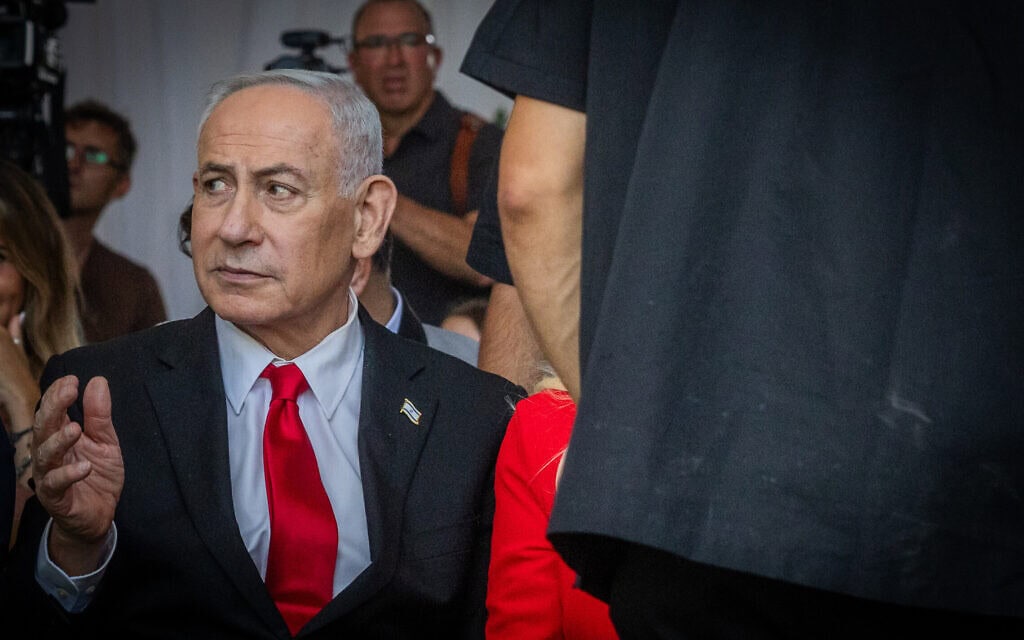 ראש הממשלה בנימין נתניהו בטקס הנחת אבן הפינה למרכז מורשת עטרות בצפון ירושלים. 5 ביולי 2026 (צילום: חיים גולדברג/פלאש90) ראש הממשלה בנימין נתניהו בטקס הנחת אבן הפינה למרכז מורשת עטרות בצפון ירושלים. 5 ביולי 2026 (צילום: חיים גולדברג/פלאש90)
