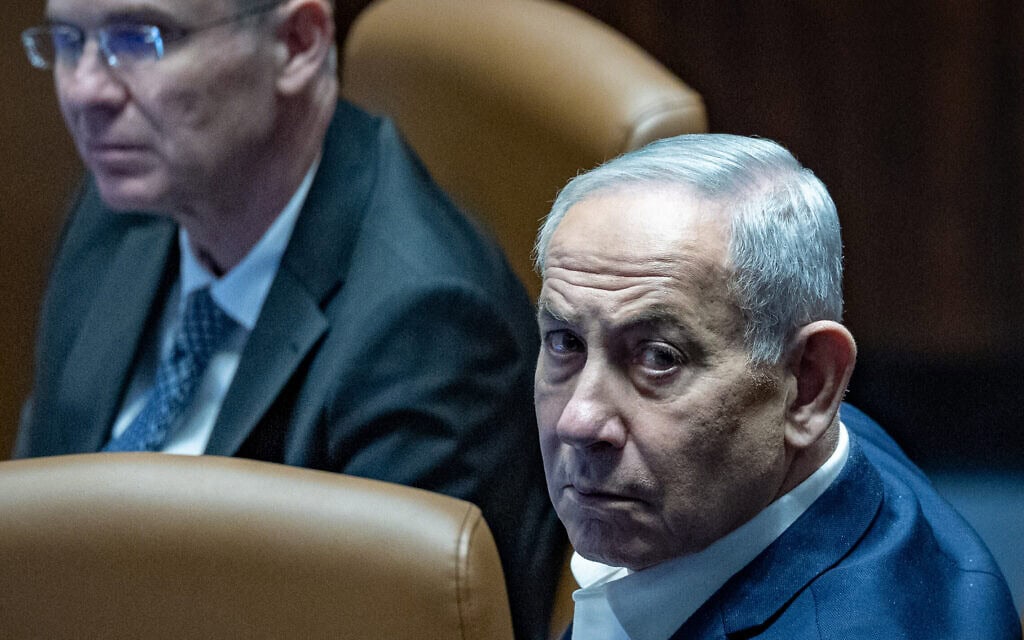 ראש הממשלה בנימין נתניהו משתתף בהצבעה במליאת הכנסת בירושלים. 16 ביולי 2026 (צילום: יונתן זינדל/פלאש90) ראש הממשלה בנימין נתניהו משתתף בהצבעה במליאת הכנסת בירושלים. 16 ביולי 2026 (צילום: יונתן זינדל/פלאש90)