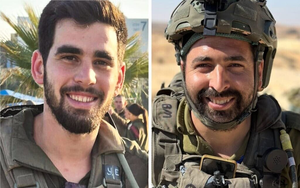 בניהו מלט (מימין) ויובל עזרא (צילום: צה"ל)