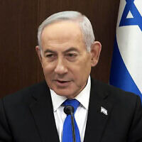 ראש הממשלה בנימין נתניהו בישיבת הממשלה השבועית, 9 באוגוסט 2026 (צילום: מתוך סרטון של לע"מ) ראש הממשלה בנימין נתניהו בישיבת הממשלה השבועית, 9 באוגוסט 2026 (צילום: מתוך סרטון של לע"מ)