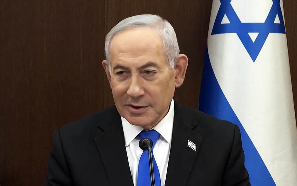 ראש הממשלה בנימין נתניהו בישיבת הממשלה השבועית, 9 באוגוסט 2026 (צילום: מתוך סרטון של לע"מ) ראש הממשלה בנימין נתניהו בישיבת הממשלה השבועית, 9 באוגוסט 2026 (צילום: מתוך סרטון של לע"מ)