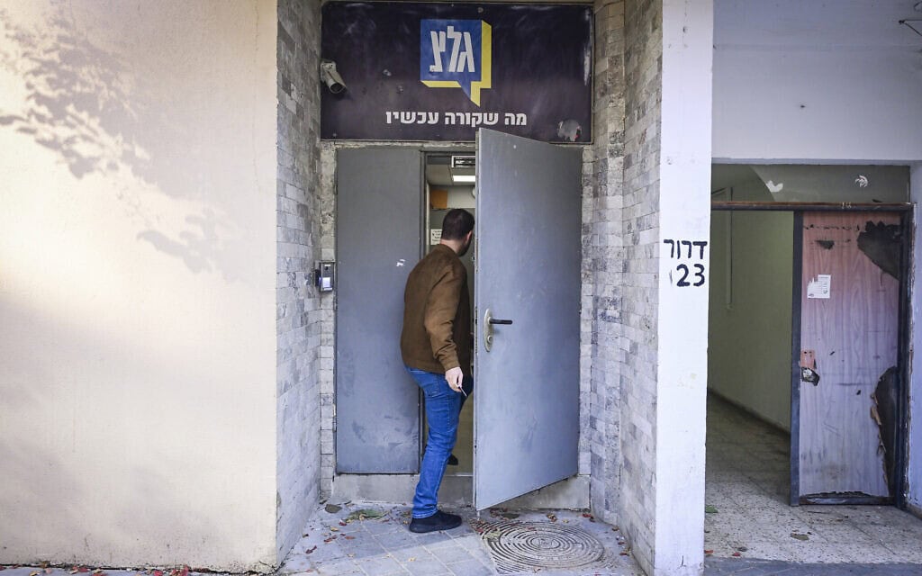 משרדי תחנת גלי צה"ל ביפו, 5 בינואר 2026 (צילום: אבשלום ששוני/פלאש90)