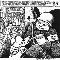 מתוך הקומיקס MAUS של ארט שפיגלמן, 1972