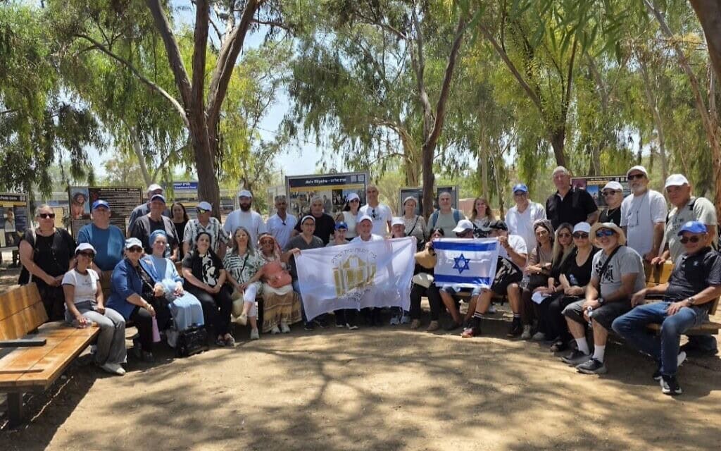 סיור בעוטף עזה של קהילת בית הכנסת "יחד שבטי ישראל" ביקנעם, 2026 (צילום: באדיבות המצולמים) סיור בעוטף עזה של קהילת בית הכנסת "יחד שבטי ישראל" ביקנעם, 2026 (צילום: באדיבות המצולמים)