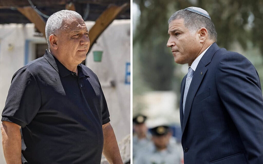 ראש שב"כ דוד זיני, גדי איזנקוט (צילום: משה שי/פלאש90, צפריר אביוב/פלאש90)