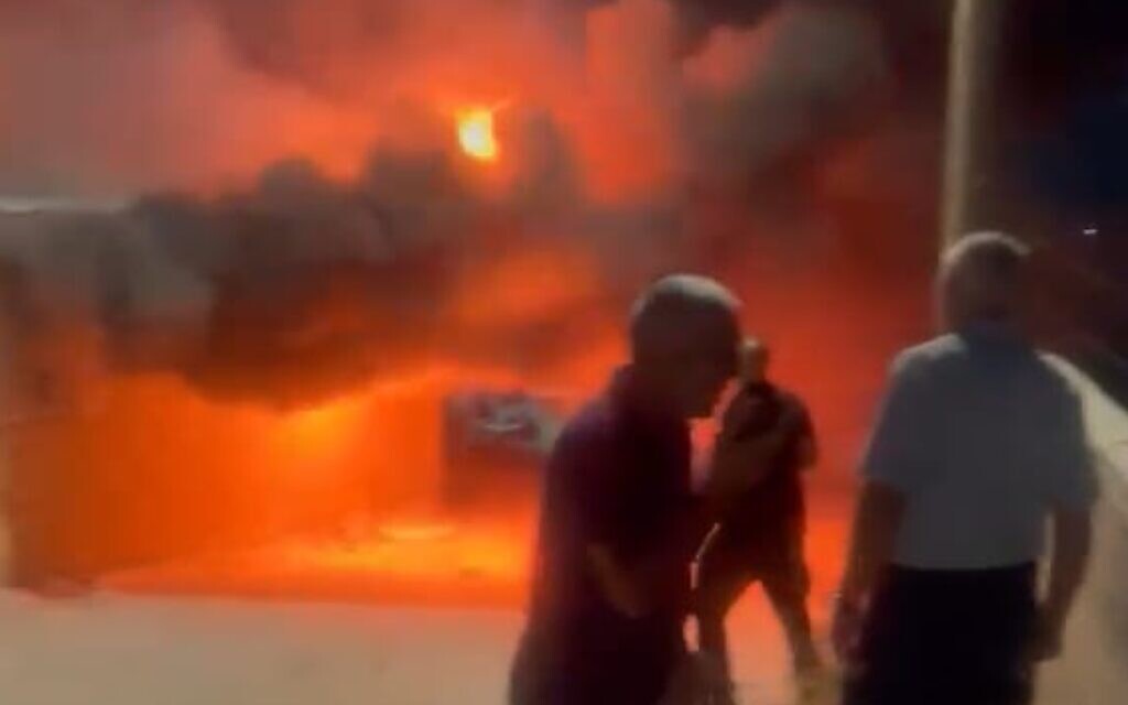 שריפה בבית פלסטינים בדרום הר חברון. 20 באוגוסט 2026