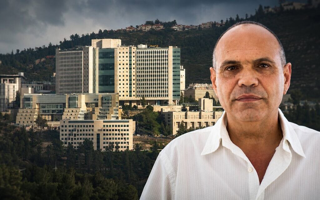 יו"ר ועד עובדי הדסה אמנון ברוכיאן על רקע בית החולים יו"ר ועד עובדי הדסה אמנון ברוכיאן על רקע בית החולים