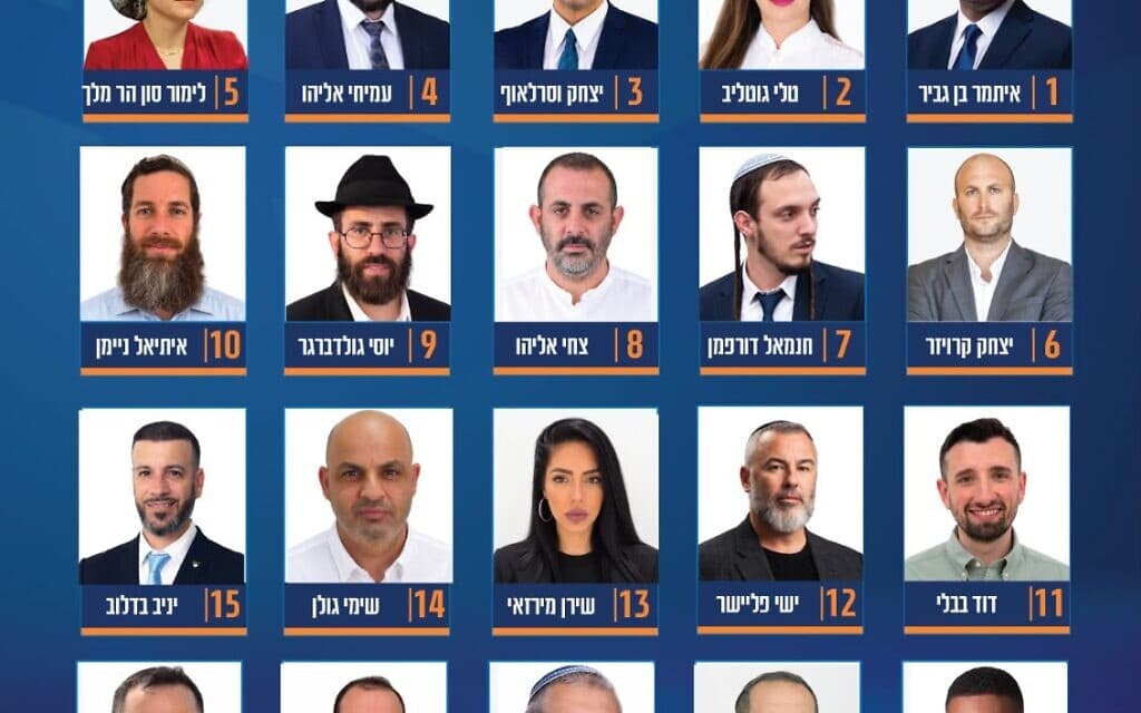 עוצמה יהודית הגישה לוועדת הבחירות המרכזית את רשימת המועמדים לכנסת, 7 בספטמבר 2026 (צילום: דוברות המפלגה) עוצמה יהודית הגישה לוועדת הבחירות המרכזית את רשימת המועמדים לכנסת, 7 בספטמבר 2026 (צילום: דוברות המפלגה)