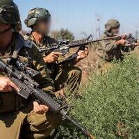חיילי צה״ל בתרגיל בגבול סוריה. ספטמבר 2026 (צילום: דובר צה״ל ) חיילי צה״ל בתרגיל בגבול סוריה. ספטמבר 2026 (צילום: דובר צה״ל )