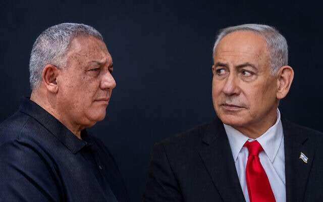 בנימין נתניהו, גדי איזנקוט (צילום: חיים גולדברג, צפריר אביוב/פלאש90. מונטז') בנימין נתניהו, גדי איזנקוט (צילום: חיים גולדברג, צפריר אביוב/פלאש90. מונטז')