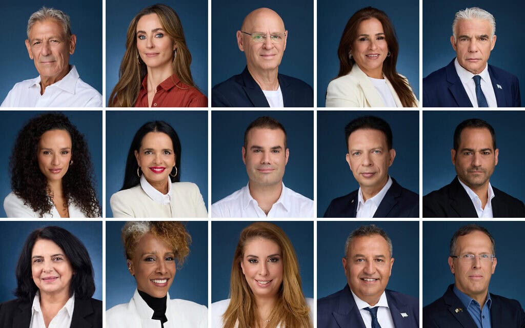 רשימת יש עתיד 2026: 1. יאיר לפיד, 2. מירב בן ארי, 3. נעם תיבון, 4. מירב כהן, 5. רם בן ברק, 6. נאור שירי, 7. ולדימיר בליאק, 8. יוראי להב הרצנו, 9. יסמין סאקס פרידמן, 10. נטע אטיאס, 11. משה קינלי טור-פז, 12. סיימון דוידסון, 13. שלי מירון, 14. רוני פנטנש מלכאי, 15. מטי הרכבי צרפתי (צילום: יהב טרודלר) רשימת יש עתיד 2026: 1. יאיר לפיד, 2. מירב בן ארי, 3. נעם תיבון, 4. מירב כהן, 5. רם בן ברק, 6. נאור שירי, 7. ולדימיר בליאק, 8. יוראי להב הרצנו, 9. יסמין סאקס פרידמן, 10. נטע אטיאס, 11. משה קינלי טור-פז, 12. סיימון דוידסון, 13. שלי מירון, 14. רוני פנטנש מלכאי, 15. מטי הרכבי צרפתי (צילום: יהב טרודלר)