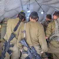 לוחמי מילואים חרדים מחטיבת החשמונאים של צה"ל בפעילות ברצועת עזה. 26 ביוני 2025