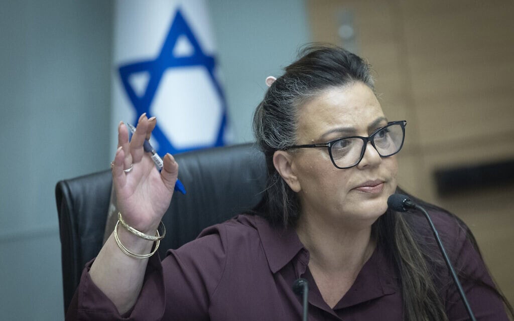 ח"כ גלית דיסטל אטבריאן עומדת בראש הוועדה המיוחדת לחוק התקשורת בכנסת בירושלים. 23 ביוני 2026 (צילום: חיים גולדברג/פלאש90) ח"כ גלית דיסטל אטבריאן עומדת בראש הוועדה המיוחדת לחוק התקשורת בכנסת בירושלים. 23 ביוני 2026 (צילום: חיים גולדברג/פלאש90)