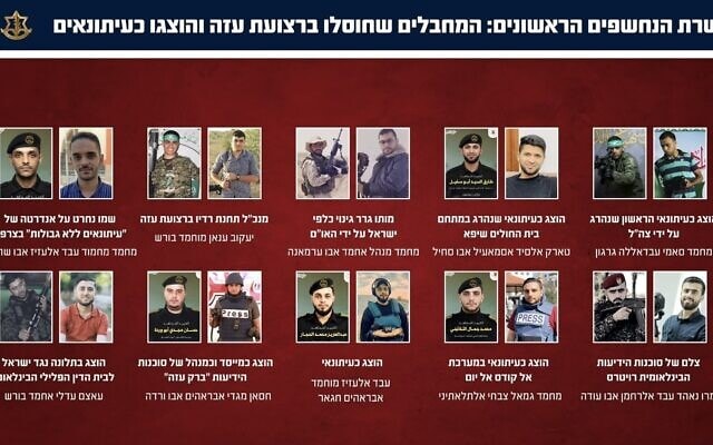 עשרה עיתונאים פעילי טרור שנחשפו בהודעת צה עשרה עיתונאים פעילי טרור שנחשפו בהודעת צה