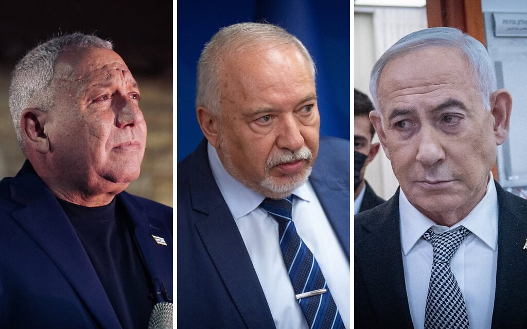 בנימין נתניהו, אביגדור ליברמן, גדי אינקוט (צילום: יונתן זינדל/פלאש90, יונתן גאון) בנימין נתניהו, אביגדור ליברמן, גדי אינקוט (צילום: יונתן זינדל/פלאש90, יונתן גאון)